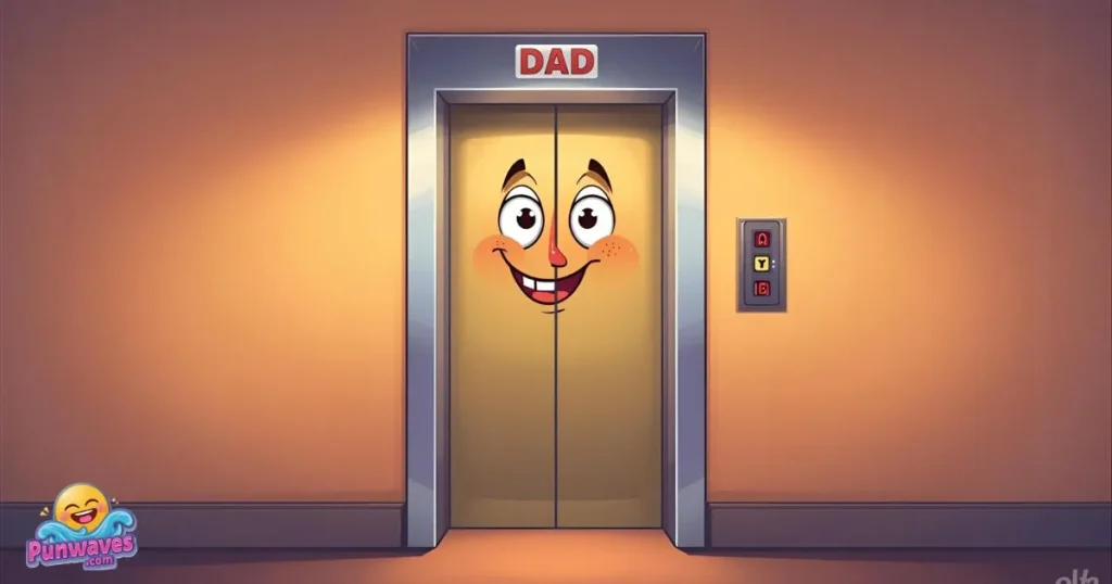 Elevators about dad jokes