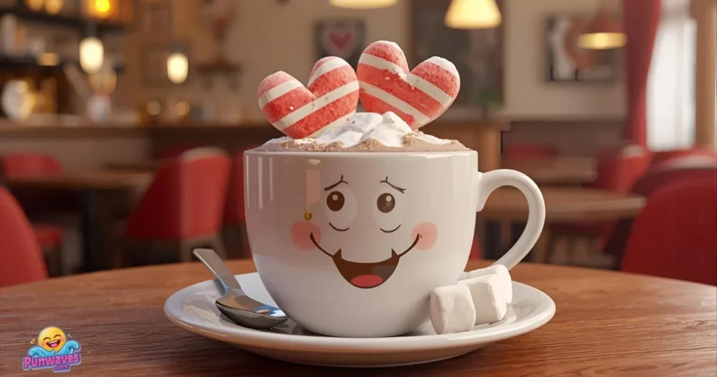 Hot chocolate puns for Valentine’s Day