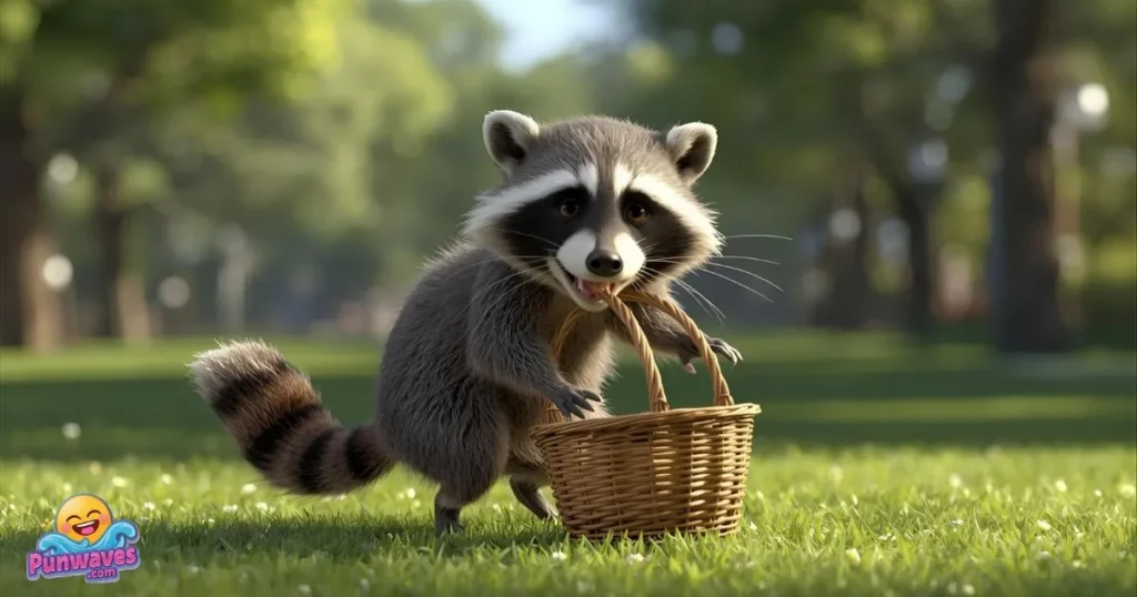 
Raccoon mischief jokes
