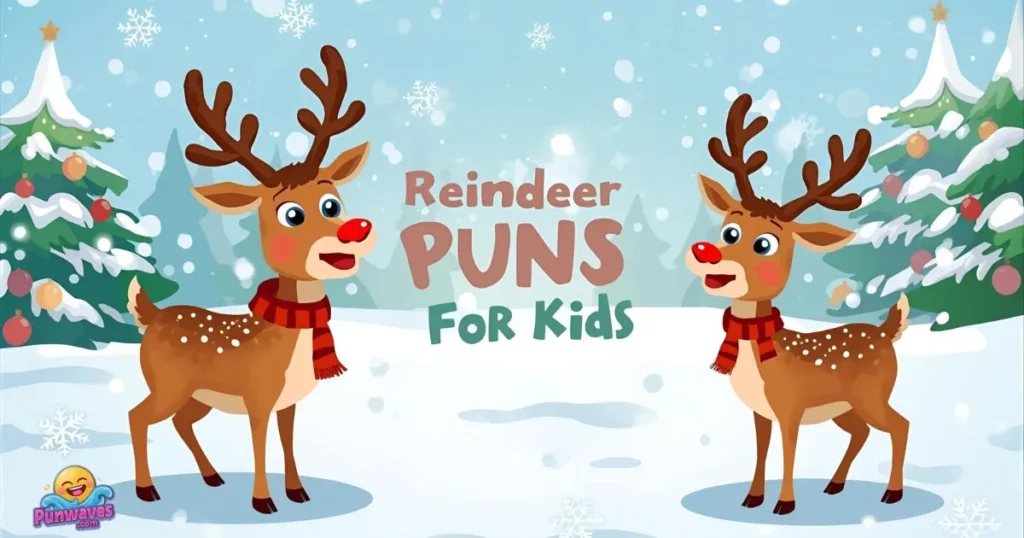 Reindeer puns for kids