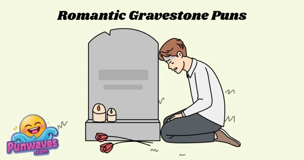 Romantic Gravestone Puns