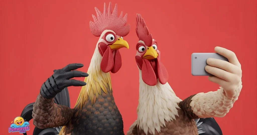 Rooster puns for Instagram