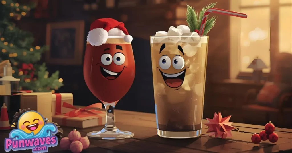 Christmas Drink puns