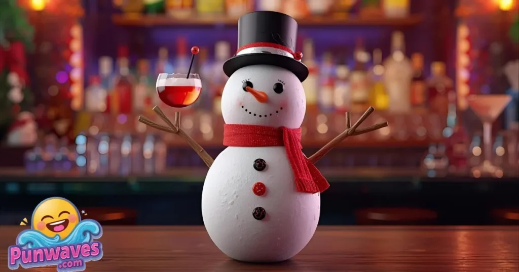 Romantic Christmas Drink puns