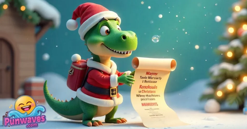 Creative Dino Christmas Puns