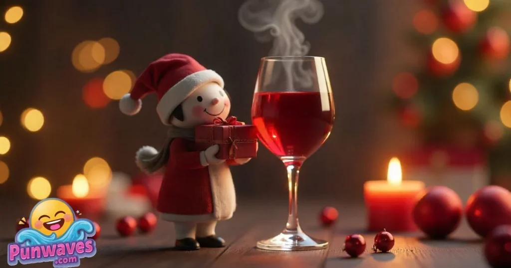 Knock Knock Christmas Wine Puns