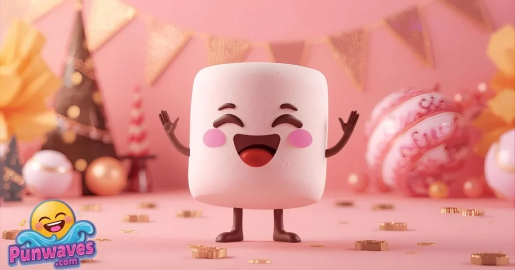 Marshmallow Puns For New Year