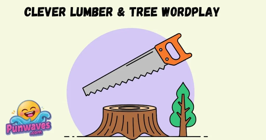 Clever Lumber And Tree Wordplay