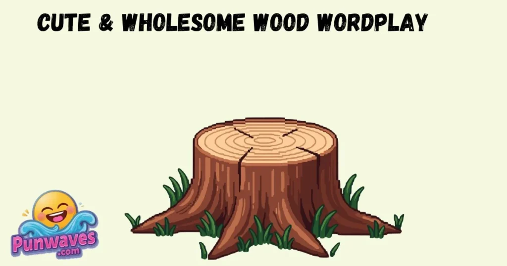 Cute And Wholesome Wood Wordplay