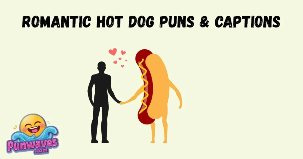 Romantic Hot Dog Puns And Captions