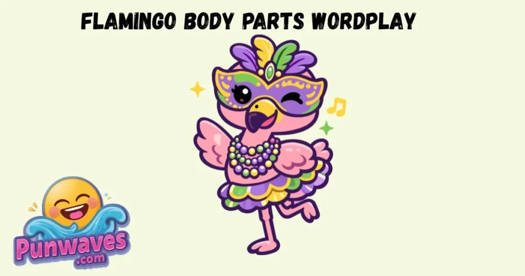 Flamingo Body Parts Wordplay