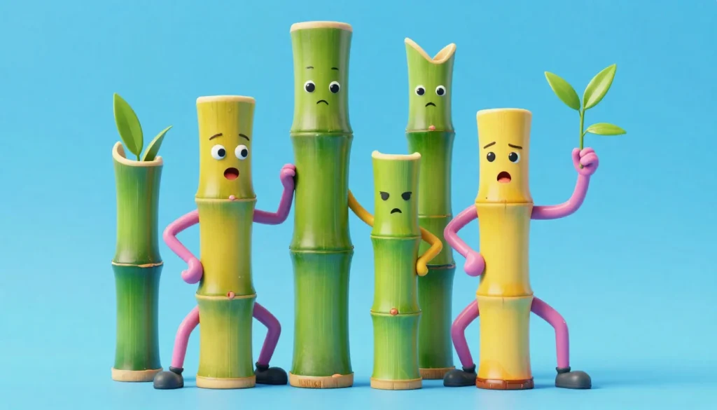 Freepik__playful Bamboo Stalks With Silly Faces Bright Colo__84444