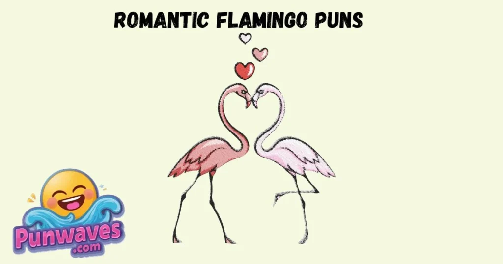 Romantic Flamingo Puns