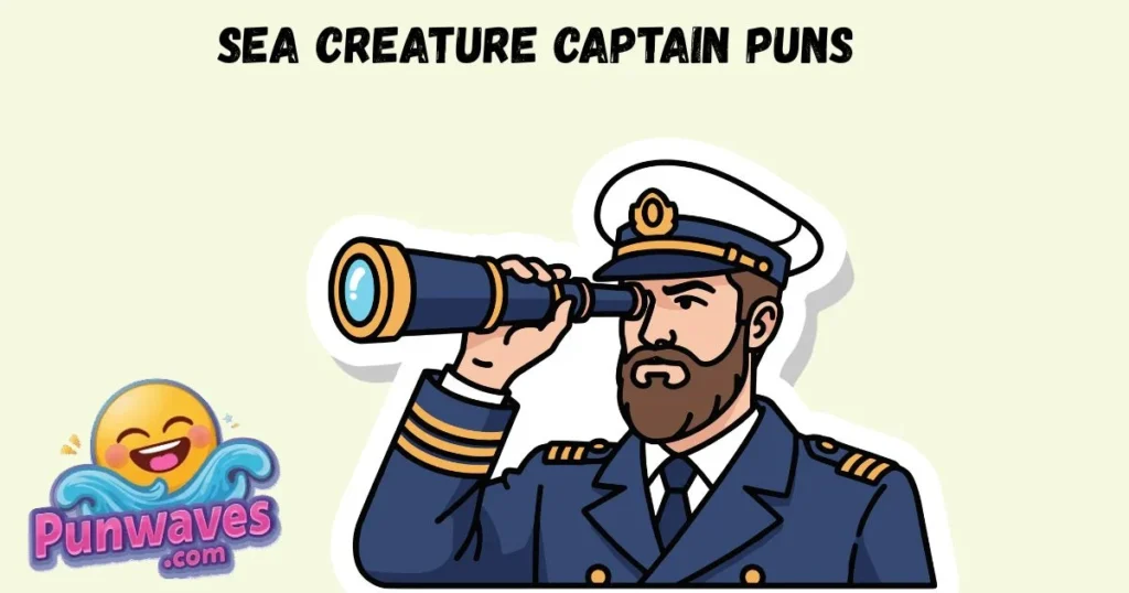 Sea Creature Captain Puns