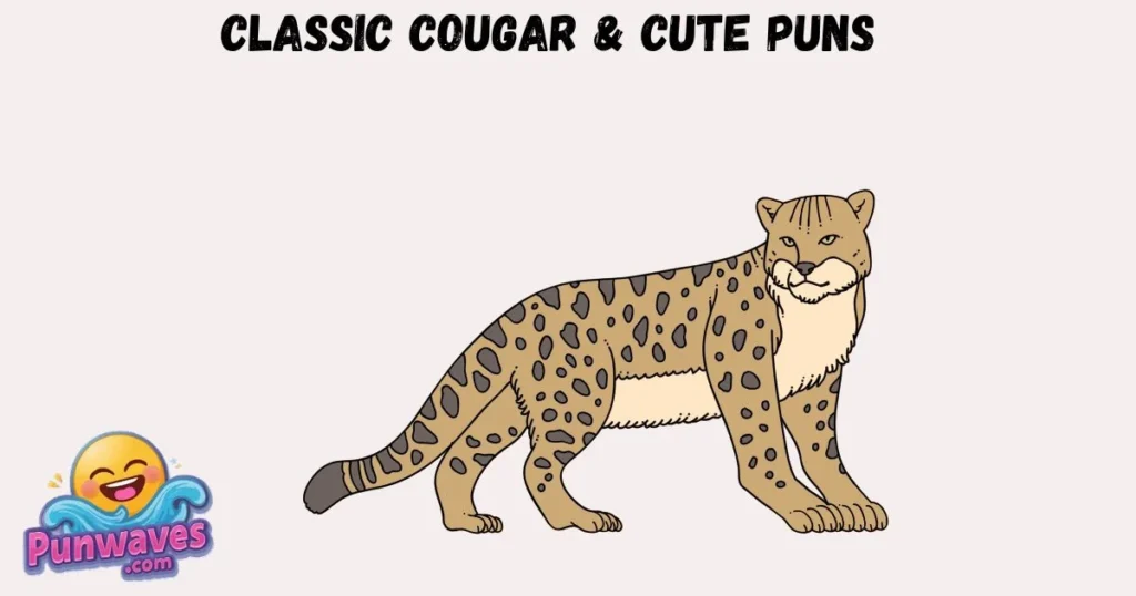 Classic Cougar And Cute Puns