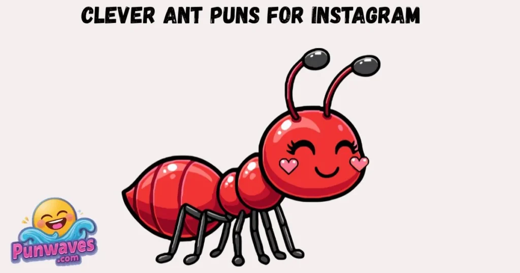 Clever Ant Puns For Instagram