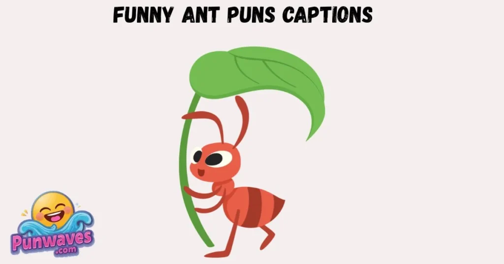 Funny Ant Puns Captions
