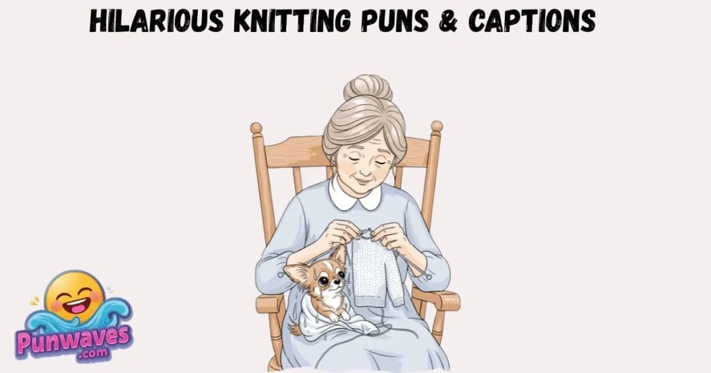 Hilarious Knitting Puns And Captions