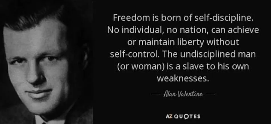 Discipline Is Freedom In Disguise