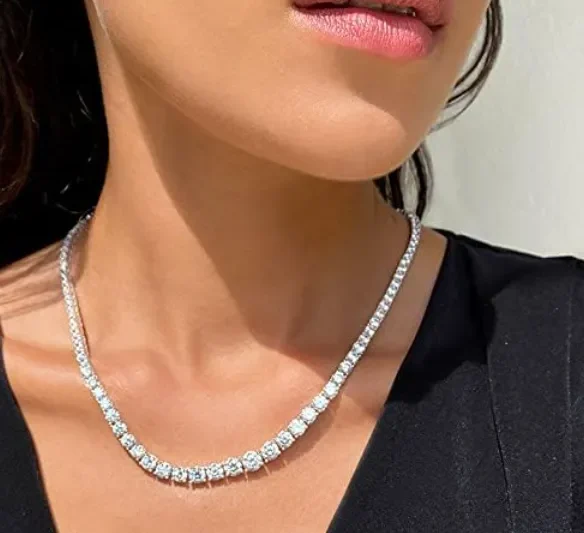 Must Have Lab Diamond Tennis Necklaces A Curated List For You